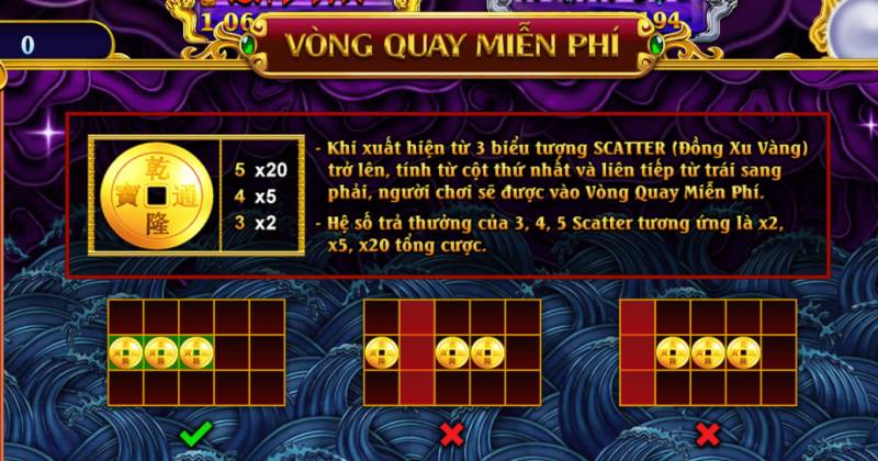 Chơi Kho Tàng Ngũ Long – Trải Nghiệm Jackpot Và Free Spin 6 Biểu Tượng Scatter – Kích Hoạt Vòng Quay Miễn Phí