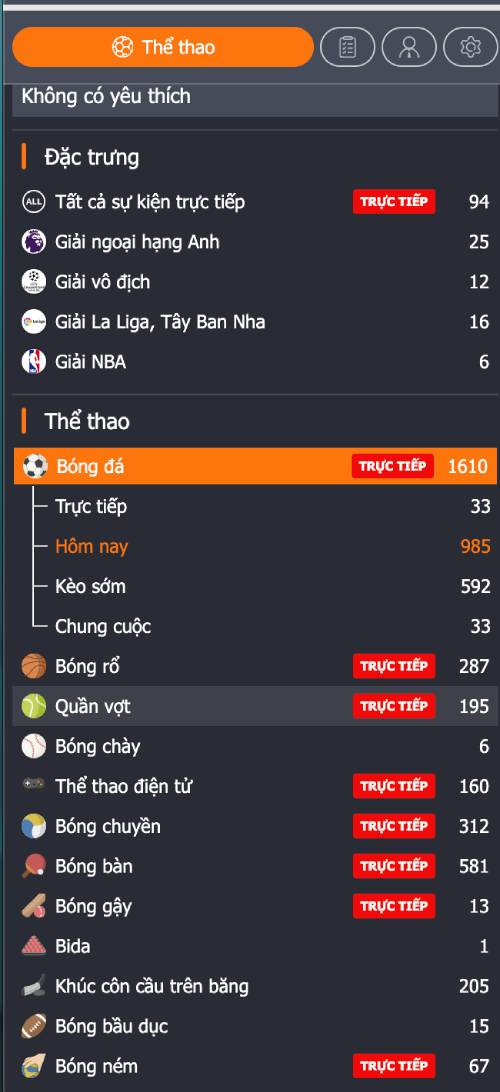 Thể Thao Go88 – Sân Chơi Hấp Dẫn Cho Người Yêu Cá Cược Thể Thao 4 Đa dạng đầy đủ các môn
