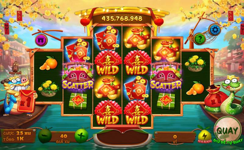 Chinh Phục Game Nổ Hũ "Sắc Xuân Chợ Tết" Bằng Kinh Nghiệm 2 Giới Thiệu Game Nổ Hũ Sắc Xuân Chợ Tết