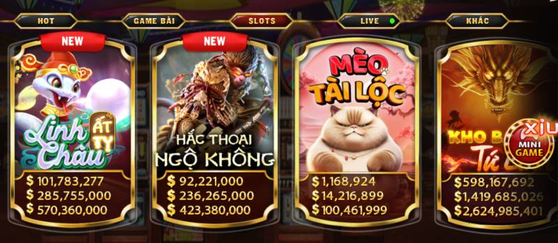 Go88 Game Bài Tài Xỉu Đại Gia - Tải GO88 5 Slot games – Phần thưởng khổng lồ